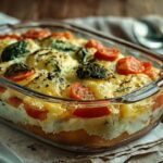 High Protein Cottage Cheese Veggie Bake Recipe