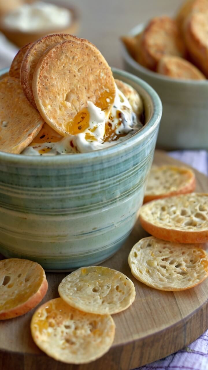 Hot Honey Cream Cheese Dip