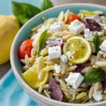 Lemon Basil Greek Orzo Salad Recipe