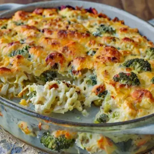 Loaded Cauliflower and Broccoli Casserole Recipe