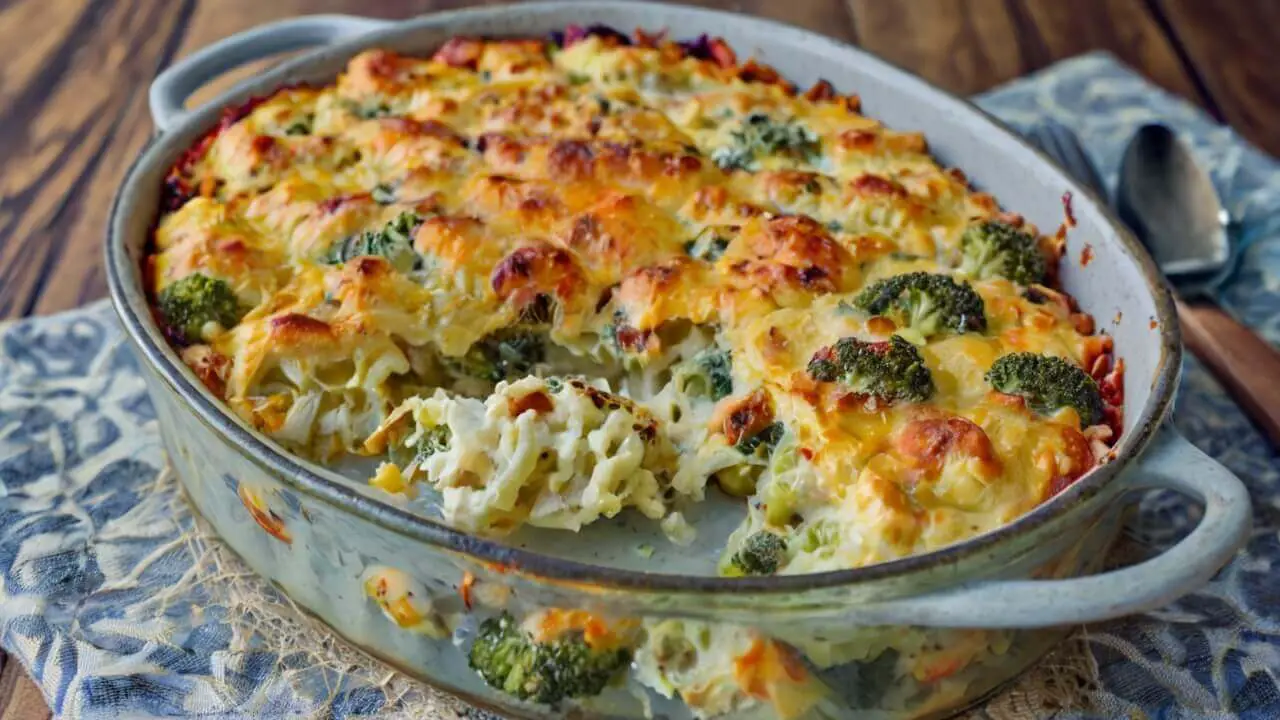 Loaded Cauliflower and Broccoli Casserole Recipe