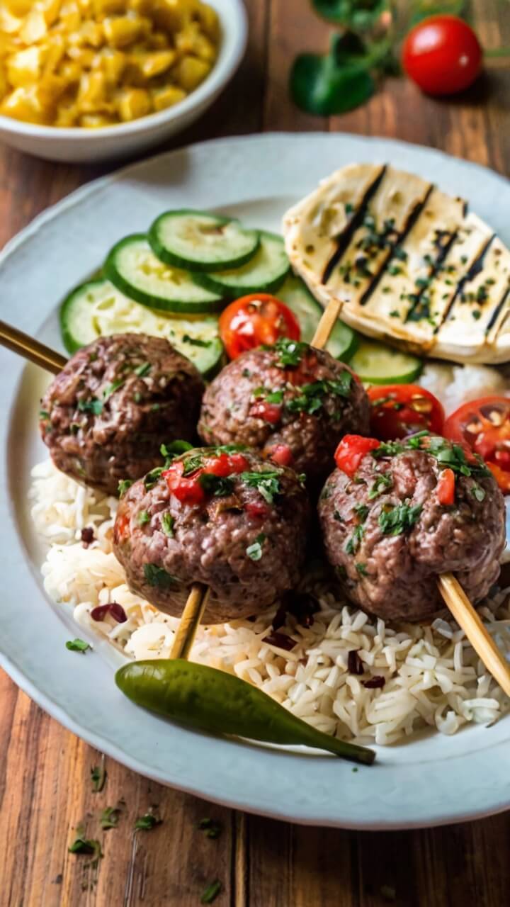 Middle Eastern Kofta Kebabs