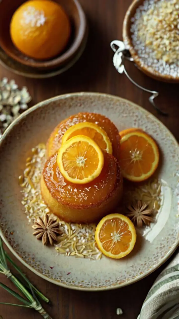 Orange Ginger Honey Cakes