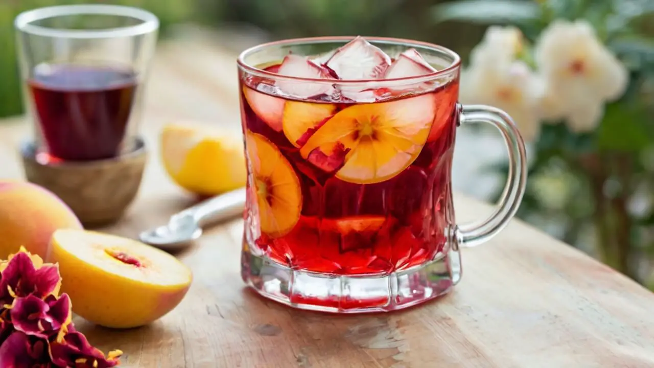 Peach Hibiscus Tea Recipe