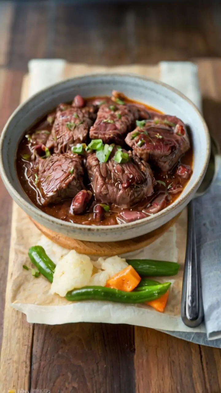 Slow Cooker Beef Manhattan