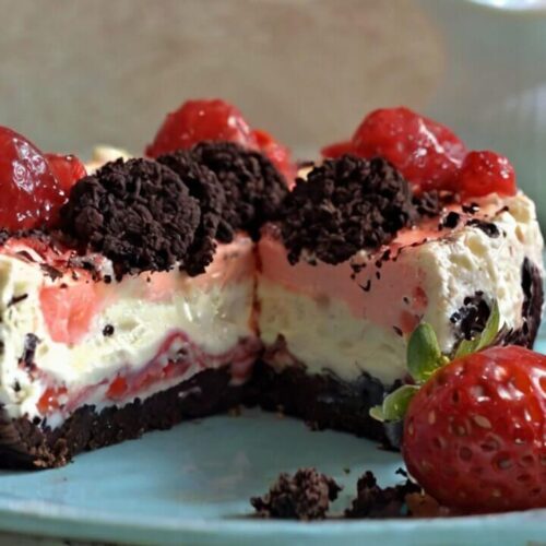Strawberry Oreo Cheesecake Cup Recipe