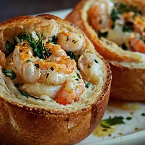 Stuffed Seafood Bread Bowl Recipe 