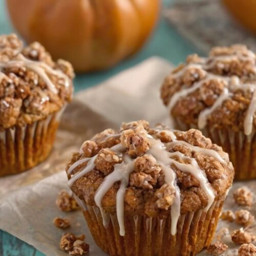 Apple Pumpkin Streusel Muffins Recipe