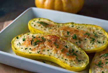 Baked Parmesan Yellow Squash Recipe