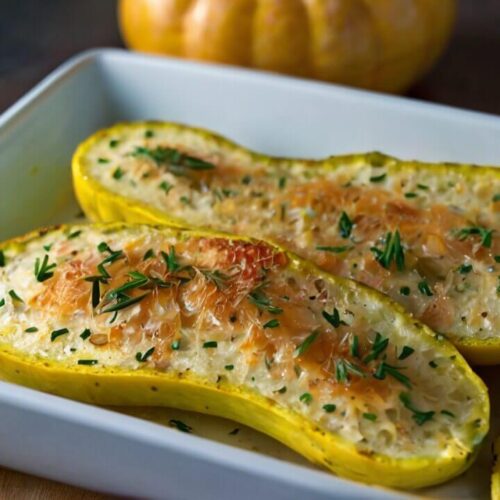 Baked Parmesan Yellow Squash Recipe