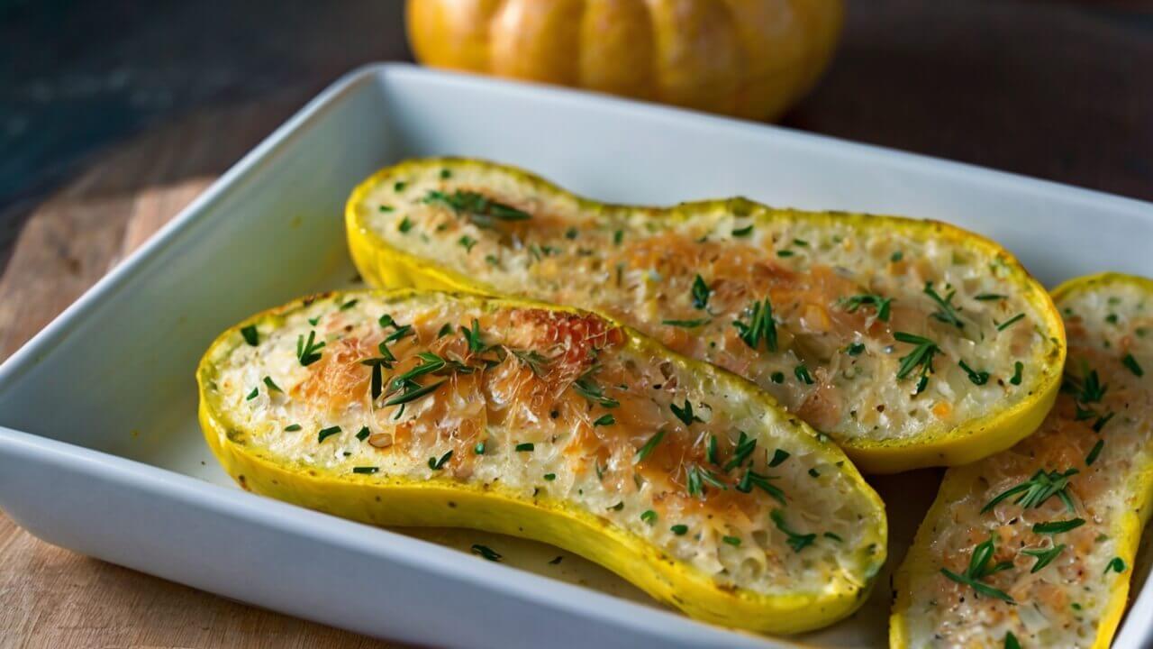 Baked Parmesan Yellow Squash Recipe