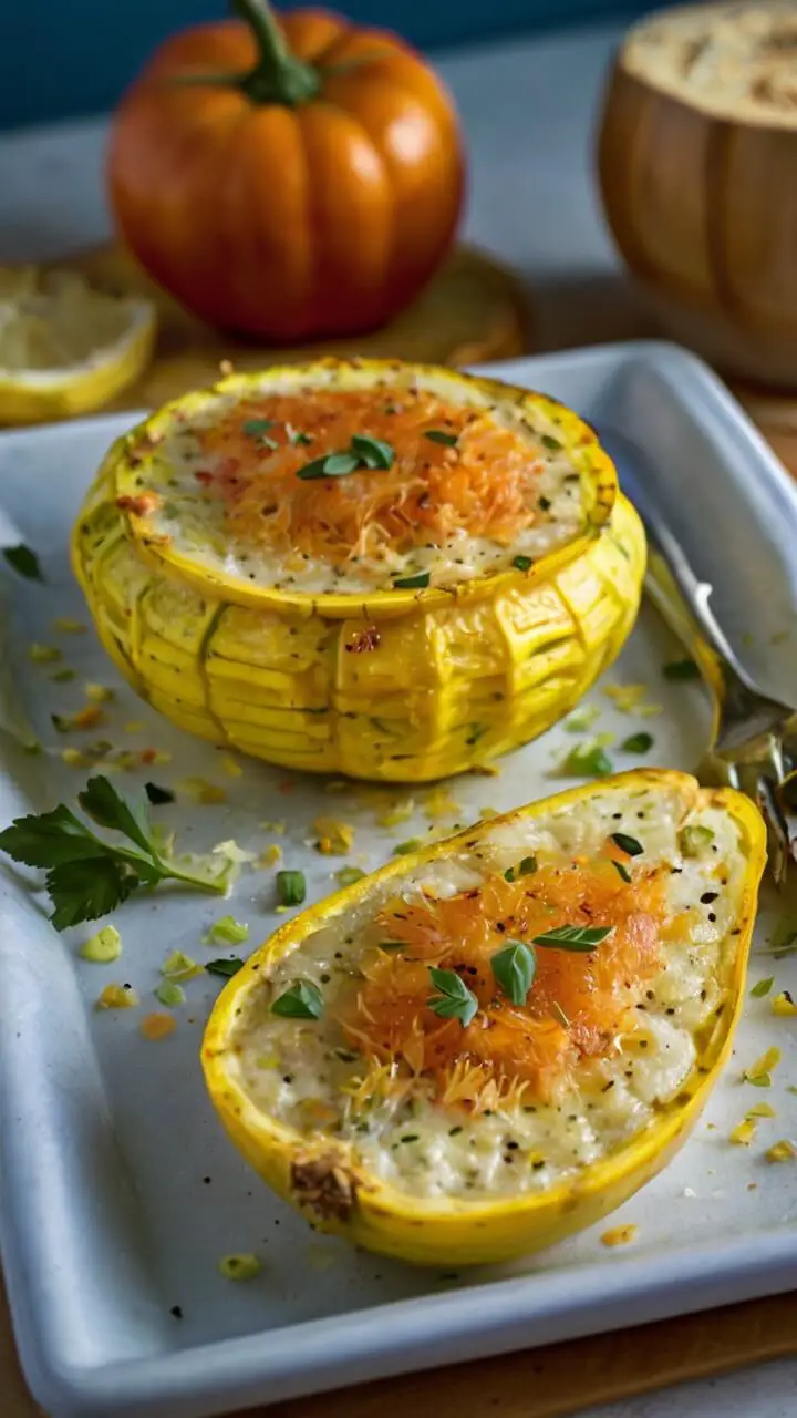 Baked Parmesan Yellow Squash