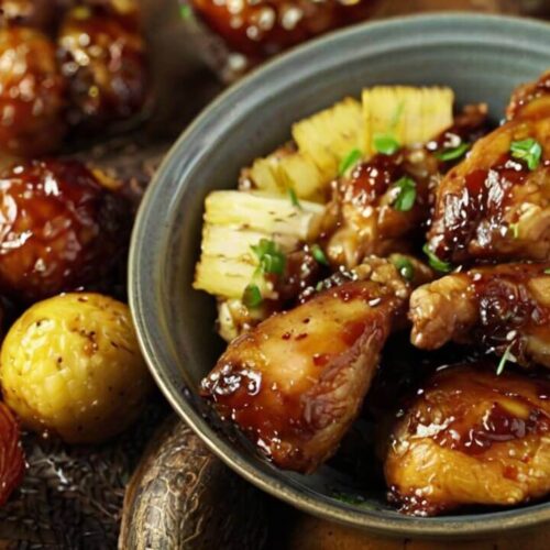 Brown Sugar Pineapple Wings Chicken Recipe