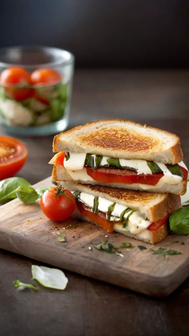 Caprese Grilled Cheese Sandwich