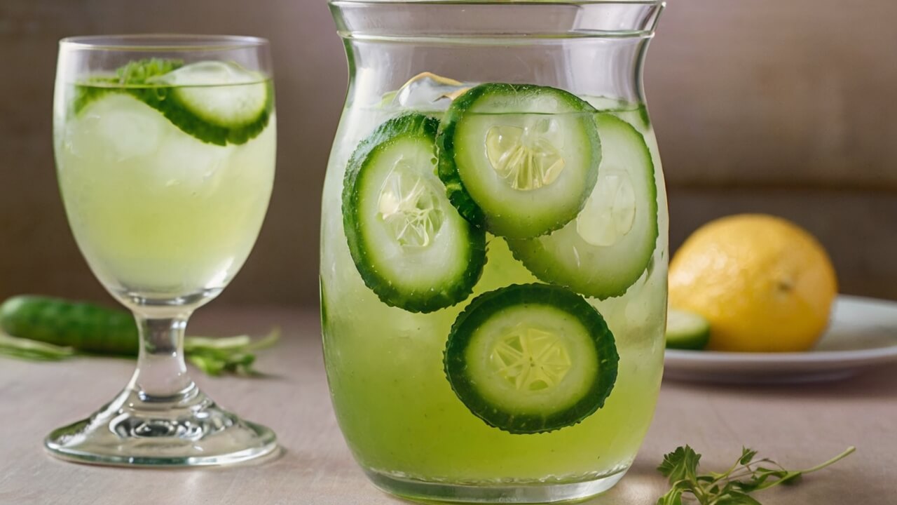 Chilled Cucumber Lemonade Recipe