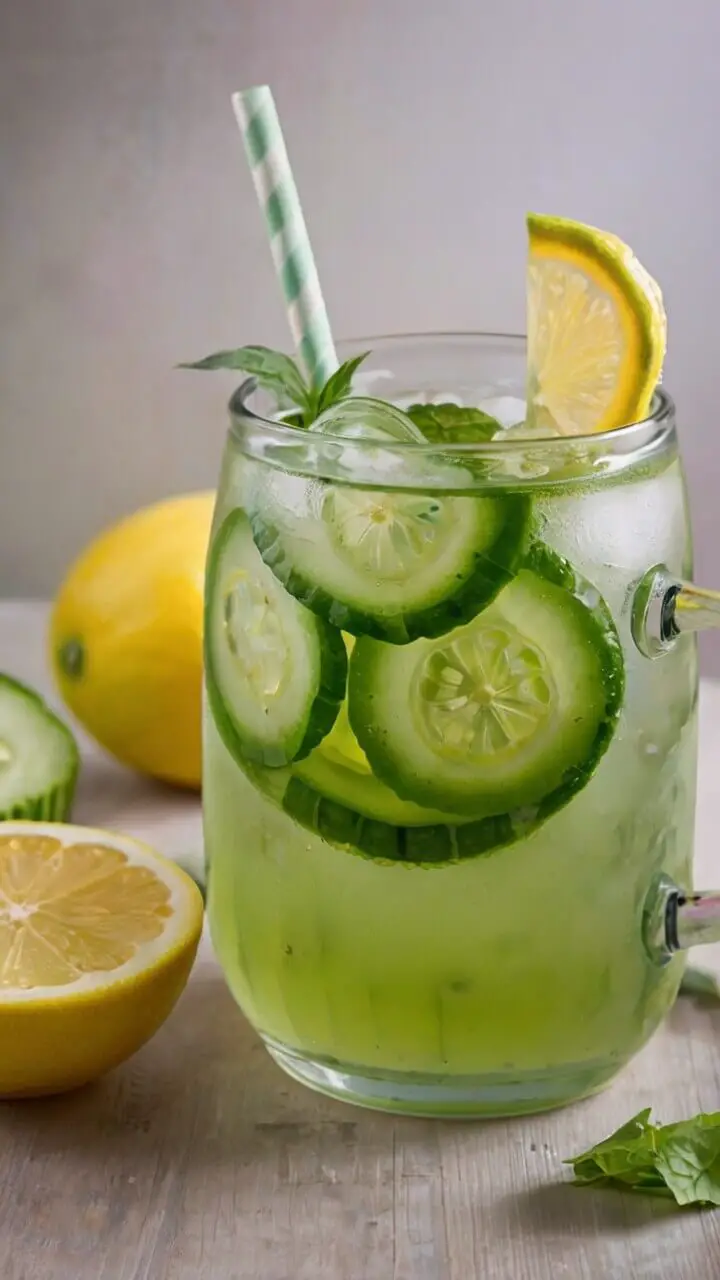 Chilled Cucumber Lemonade