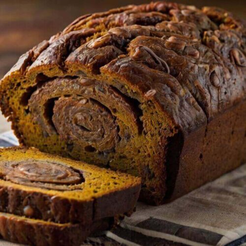 Cinnamon Swirl Pumpkin Bread Recipe
