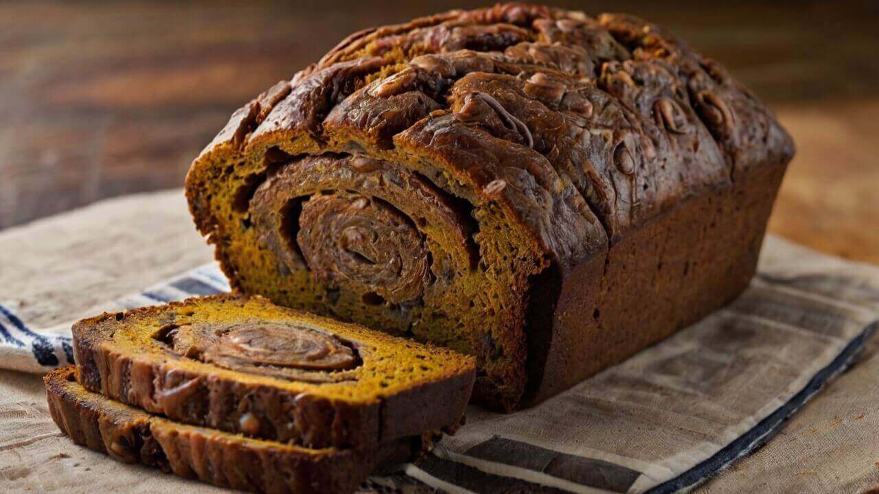 Cinnamon Swirl Pumpkin Bread Recipe
