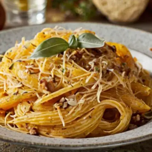 Creamy Parmesan Pumpkin Pasta Recipe