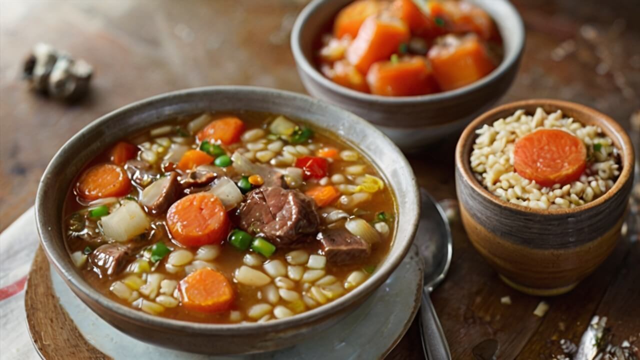Easy Beef and Barley Soup Recipe