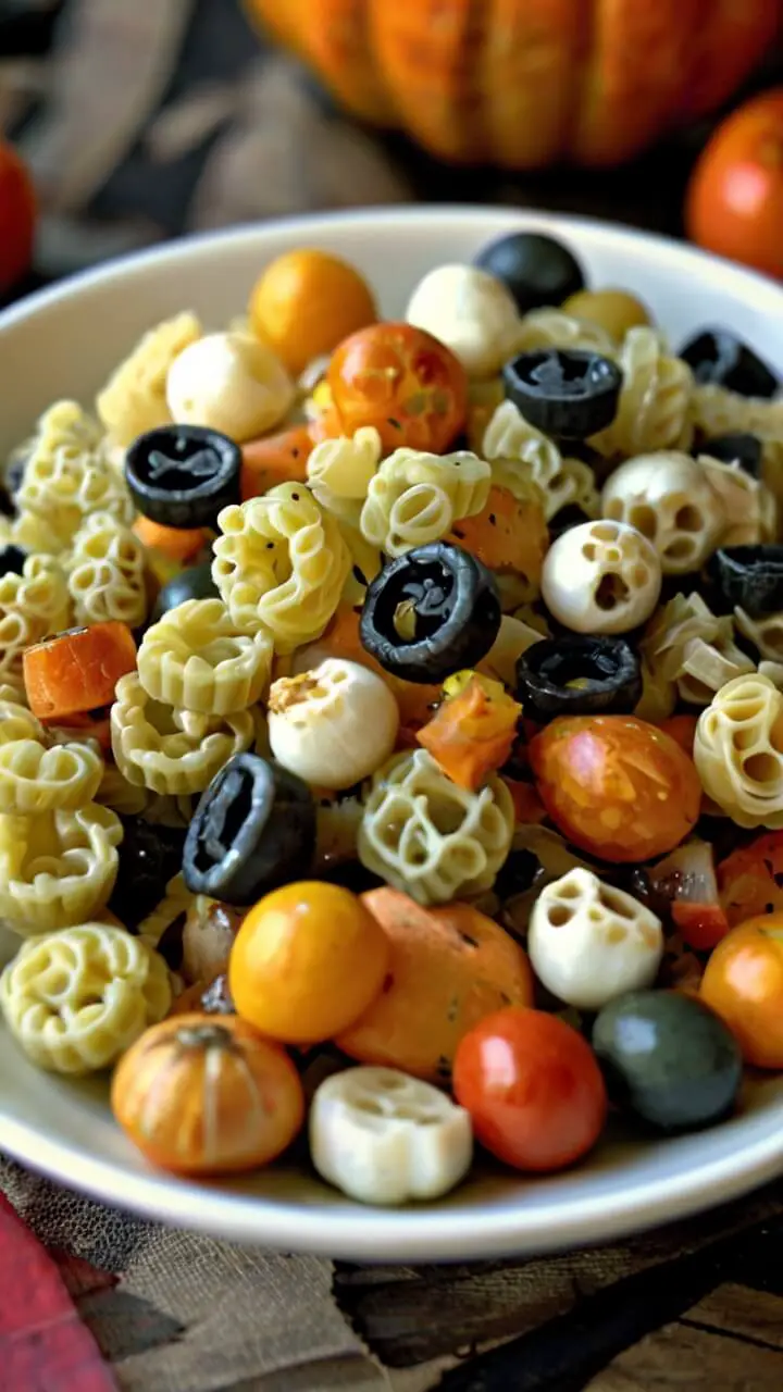 Halloween Pasta Salad