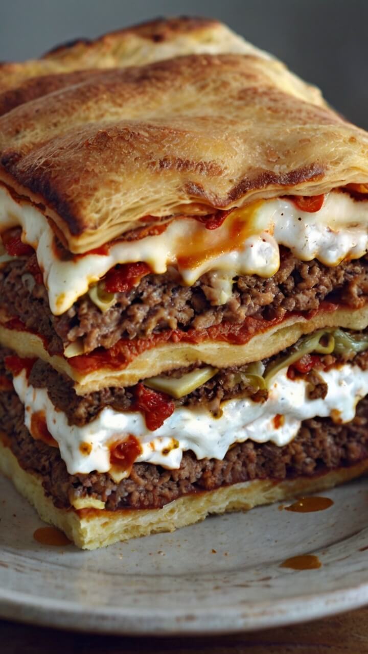 Lasagna Meets Cheeseburger