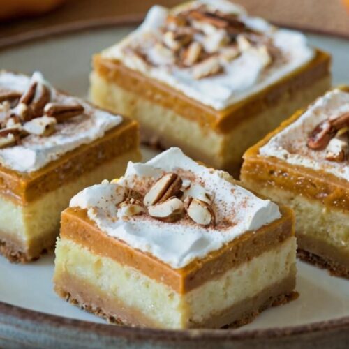 Pumpkin Spice Cheesecake Bars Recipe