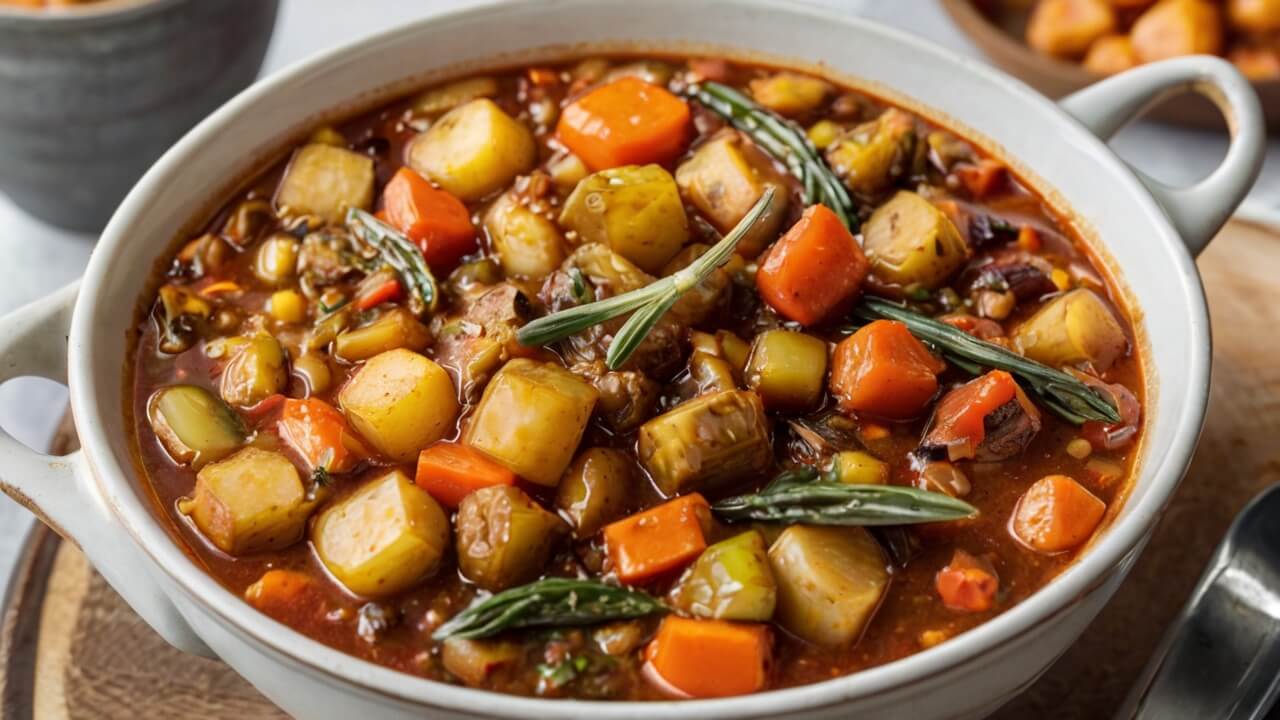 Vegan Stew Loaded with Veggies