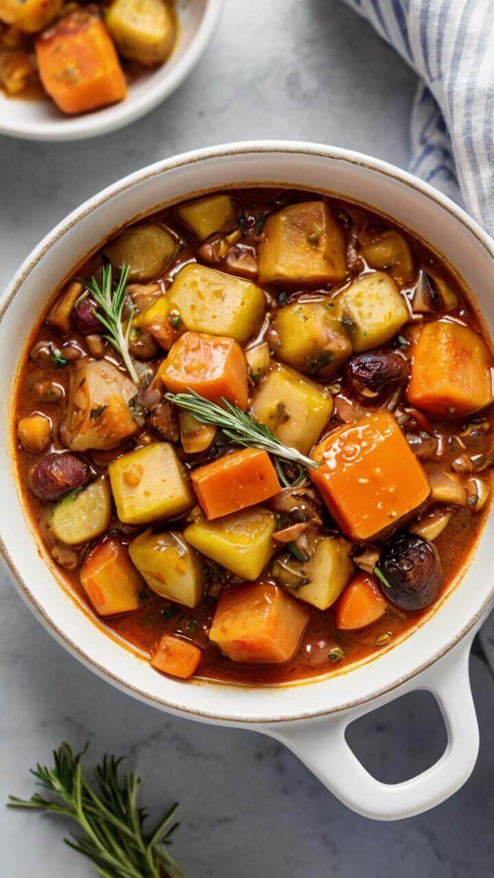 Vegan Stew Loaded with Veggies