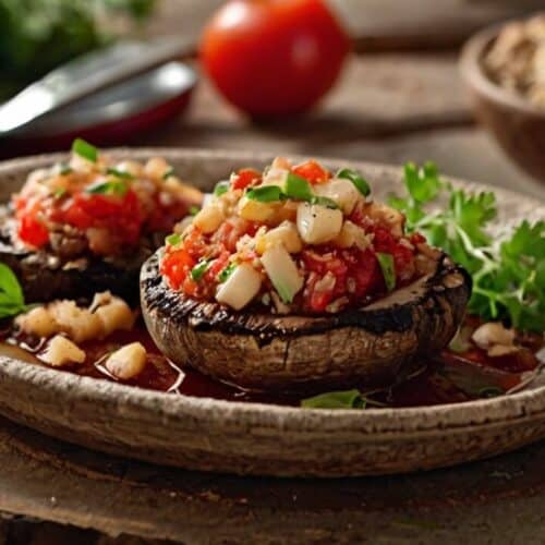 Autumn Harvest Stuffed Portobello Mushrooms Recipe
