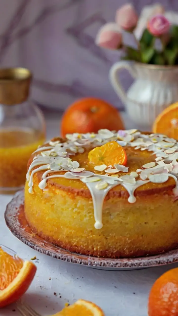Bright Persian Orange Cake