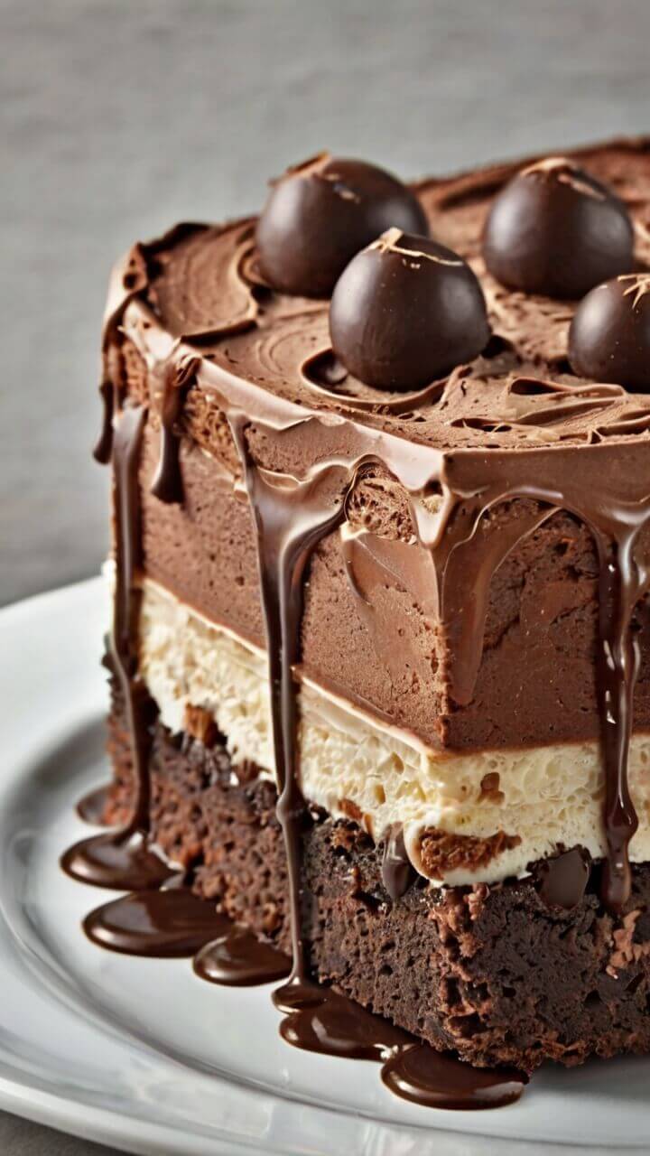 Chocolate Cream Cheese Cake Recipe