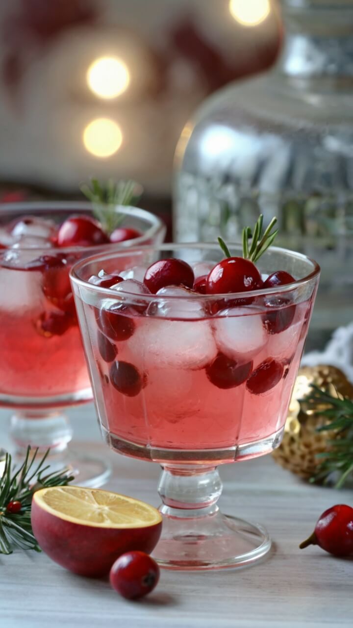 Christmas Cranberry Spritzer