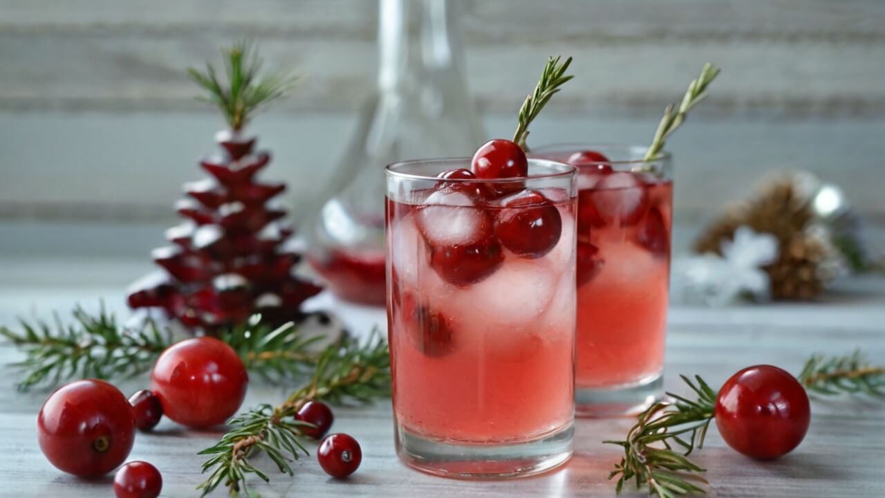 Christmas Cranberry Spritzer Recipe