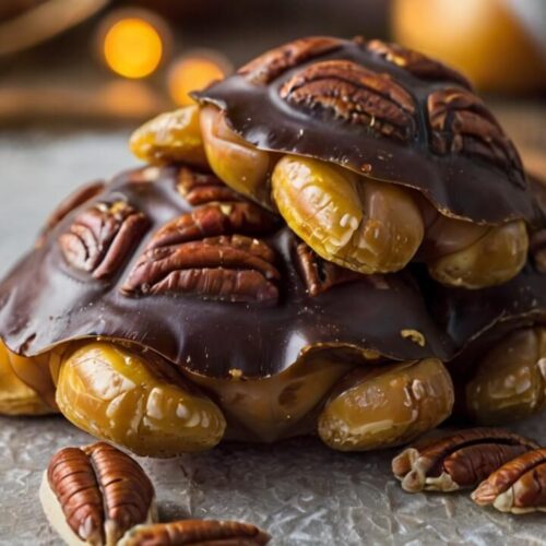 Christmas Pecan Turtles Recipe