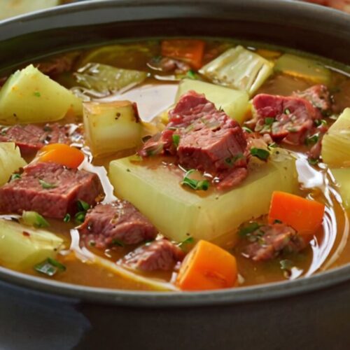 Corned Beef Cabbage Soup Recipe