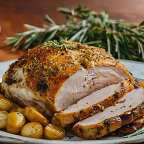 Herb Butter Roasted Turkey Breast Recipe