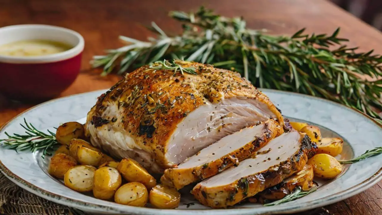 Herb Butter Roasted Turkey Breast Recipe