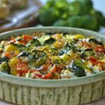 High Protein Cottage Cheese Veggie Bake Recipe