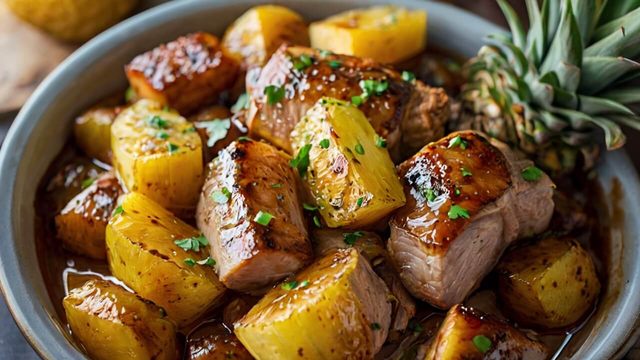 Pineapple Pork Slow Cooker Recipe