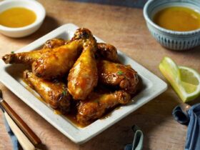 Sticky Honey Mustard Chicken Wings Recipe