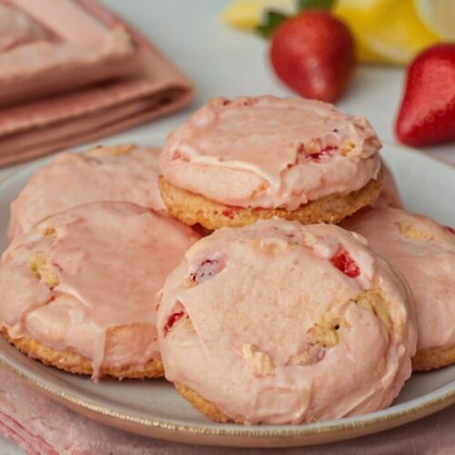 Strawberry Cake Mix Cookies Recipe