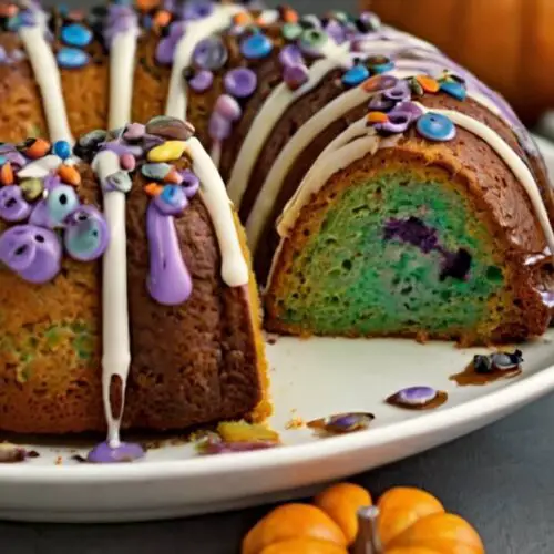 Swirl Halloween Bundt Cake Recipe