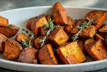 Thyme Maple Roasted Sweet Potato Recipe