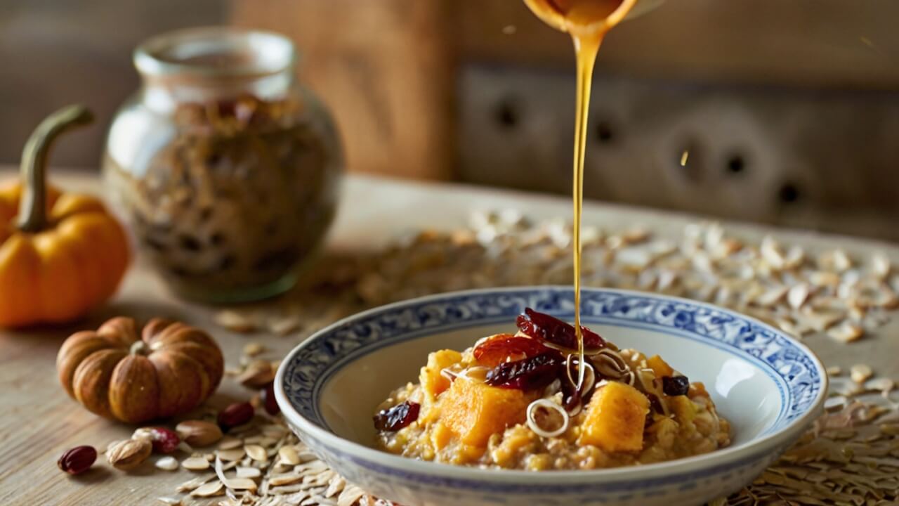 Warm Spiced Pumpkin Oatmeal Recipe