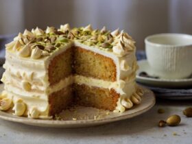 White Chocolate Pistachio Cake Recipe