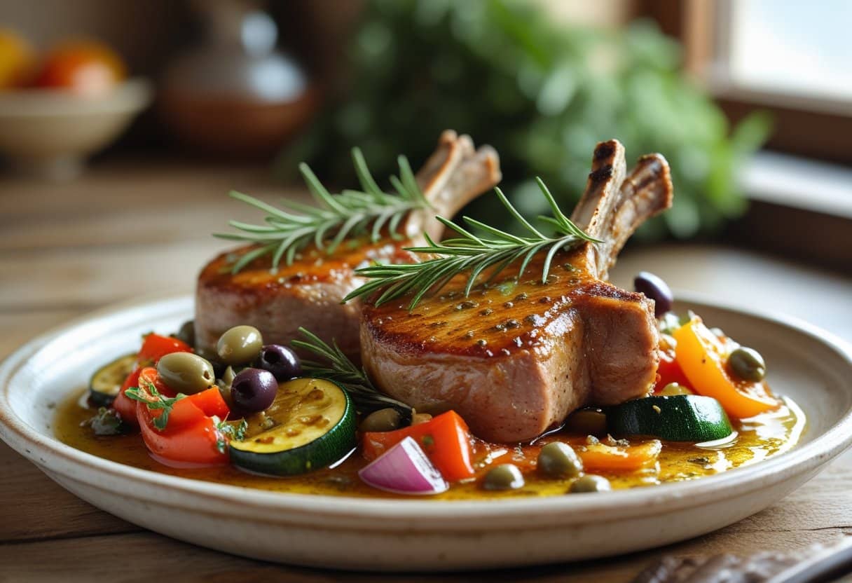 Sicilian Pork Chops Recipe