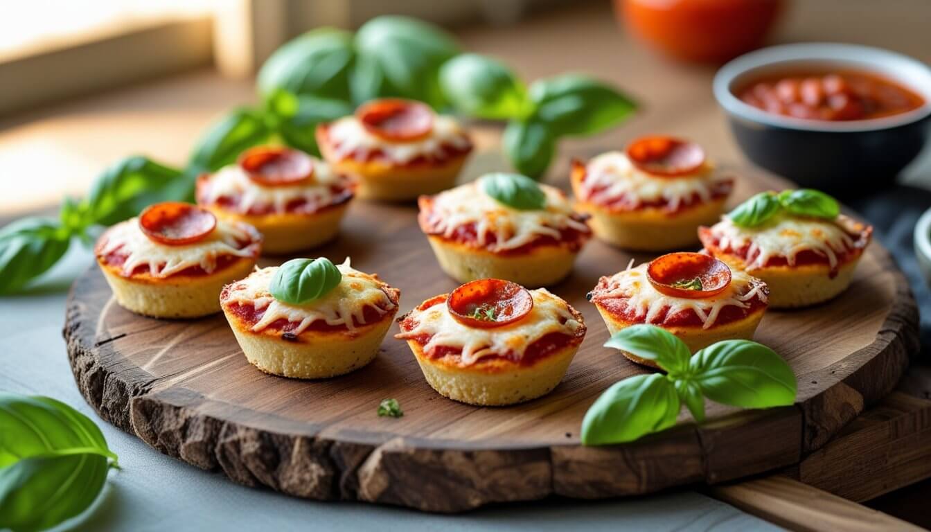 Keto Pepperoni Pizza Bites Recipe