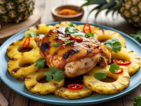 Baked Jamaican Pineapple Jerk Chicken Recipe