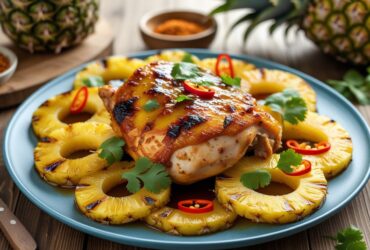 Baked Jamaican Pineapple Jerk Chicken Recipe